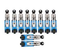 Koawensa - Juego de 10 unidades de serías ME-8108 con interruptor de fin de carrera tipo brazo de rodillo momentáneo para molino CNC 5A 250 V ME8108 Mini interruptor
