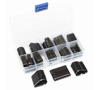 Koawensa - Juego de 24 piezas de troqueles de corte de cuero con agujero hueco perforador cortador DIY kit de herramientas corto cinturón de cuero herramienta de perforación ovalada redonda cuadrada