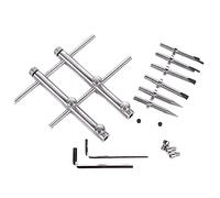 Koawensa - Kit de herramientas de reparación de apertura de lente de camara, 10-100 mm, conjunto de reparación de lentes con 3 puntas 6 tornillos, 2 llaves hexagonales para cámara réflex digital