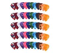 Koawensa Paquete de 60 púas de guitarra coloridas de arte abstracto, regalo único para bajo, guitarra eléctrica y acústica, incluye 0.46 mm, 0.71 mm, 0.96 mm