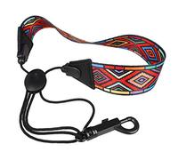 Koawensa Saxofón Correa de Cuello con Mosquetón Arnés Sax para Alto/Tenor/Soprano Rojo Sax