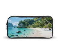 KOAYUBFC Phi Phi Island Tropical Scenery - Bolsa de almacenamiento grande de alta capacidad, organizador de escritorio, bolsa de cosméticos estética, adecuada para estudio, oficina, viajes, bolsa de