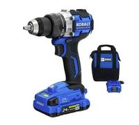 Kobalt - Martillo perforador inalámbrico sin escobillas de 1/2 pulgada y 24 voltios Max-Volt de iones de litio (solo herramienta, modelo #kdd524b-03)
