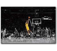 Kobe Bryant Kobe Classic Moments Póster Los Angeles Lakers Lienzo sobre lienzo Arte de la pared Decoraciones Imagen Impresión HD Pintura para regalo de fanático del baloncesto, sin marco,45x60cm
