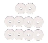 Kobeleen 10 Unidades de Discos de Silicona curativos para Piercing en la Parte Posterior de los Pendientes, Almohadillas de Disco Transparentes para Fijar los Pendientes