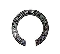 Kobeleen Incrustación de Roseta de Agujero de Sonido Circular de PVC Duro para calcomanía de Guitarras acústicas de 38 y 39 Pulgadas