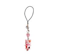 Kobeleen Lindo Colgante de Gato, Correa de Cadena para teléfono, Colgante de corazón, Llavero, cordón para teléfono, Llavero de Resina, Bolso, Mochila, Adorno, joyería de Fiesta