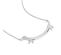 Kobeleen Lindo collar de perro salchicha, cadenas para el cuello únicas y de moda, colgante de perro encantador, adorno de cadena para amantes de los perros