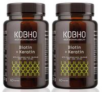 Kobho Labs Biotina + Keratina 2x60 Cápsulas