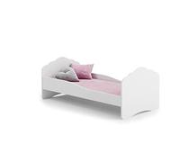 Kobi - Cama Individual, 160 x 80 cm, Color Blanco