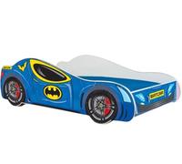 KOBI Cama individual infantil BATCAR 140 con colchón