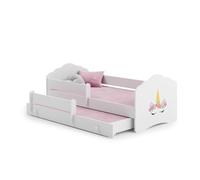 Kobi Cama Infantil FALA Bar+SZU 160x80 Unicornio con Nido con colchón