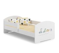 Kobi Cama Infantil LUK Bar 160x80 Dinosaurios con colchón