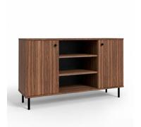 KOBI Cómoda de Dos Puertas Venus, 73 x 137 cm - Color Nogal