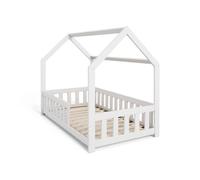 KOBI DUBI Cama infantil 160x80 con colchón - Blanco