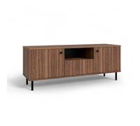 KOBI Mueble para televisor Venus de 137 cm - Color Nogal