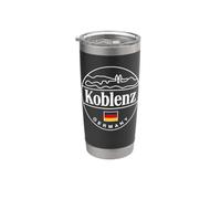 Koblenz Alemania Ciudad Viaje Diseño Vintage Vaso térmico de acero inoxidable de doble pared