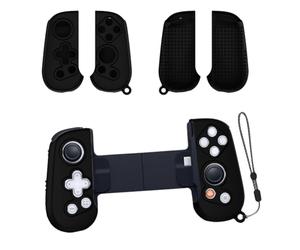 KOBONA Controlador de juegos móvil para controladores de juegos Backbone One de 1.ª y 2.ª generación Funda protectora con de silicona con cordón compatible con controlador de juegos móvil B