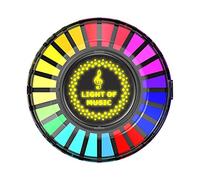 KOBONA-fragancia de aromaterapia fresca para coche RGB, Control por aplicación activada por voz, lámpara de fragancia de ritmo para vehículo, Mini decoración automotriz