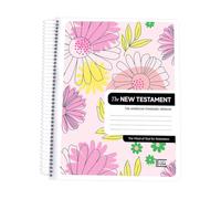 KOBONA La Biblia en un año: estudio de 52 semanas a través de la palabra de Dios, guía bíblica en espiral, cuaderno para mujeres, fácil de leer