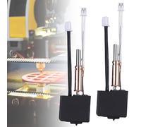 Kobra 3 Hotend - Kit de 2 cabezales de impresión para impresora 3D con boquilla de latón de 0,4 mm, funda de silicona, bloque de calefacción, bloque de calor, bloque de calefacción para Kobra 3