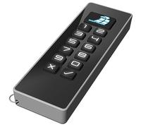 Kobra - Memoria USB USB-C de 16 GB con cifrado de Hardware y Entrada Pin Mediante Teclado, diseño y fabricación Alemana, Carcasa de Hierro Fundido FIPS 197