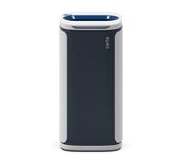 KOBRA Wastee - Papelera de reciclaje de 60 litros, cubo de basura de diseño con imanes, cubo de basura de plástico, papel, vidrio y metal indiferenciado, húmedo para interiores y exteriores, elegante,