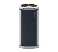 KOBRA Wastee - Papelera de reciclaje de 60 litros, cubo de basura de diseño con imanes, cubo de basura de plástico, papel, vidrio y metal indiferenciado, húmedo para interiores y exteriores, elegante,