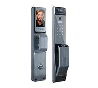 KOCAN Cerradura de puerta con huella dactilar, aplicación de reconocimiento facial inteligente, desbloqueo de 6 formas desbloqueadas, bloqueo y desbloqueo automático para casas y apartamentos