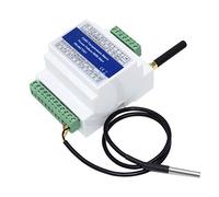 KOCAN Controlador de acceso de interruptor de relé remoto GSM T201 alarma de temperatura GSM 2G/3G/4G del estado de la mentación Fallo de corriente, alarma SMS 2 sensor de temperatura de