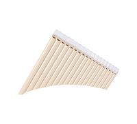 KOCAN Flauta de sartén, 18 tubos de flauta de sartén con boquilla instrumento de viento para estudiantes principiantes con bolsa de transporte