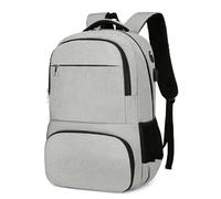 KOCAN Mochila para el almuerzo, mochila térmica aislada, lonchera para hombres y mujeres, mochila para computadora portátil de 15,6 pulgadas con puerto USB, bolsa de almuerzo resistente al agua a prue