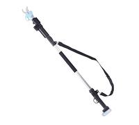 KOCAN Telescopic Pole, Varilla telescópica Plegable de Acero Rico en Carbono, Soporte para Tijeras de podar eléctricas, Barras de extensión de Corte de Ramas Altas de 1,5-1,9 m