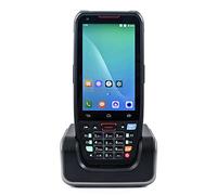 KOCAN Terminal PDA,Handheld POS Android 10.0 PDA Terminal 1D / 2D / QR Barcode Scanner con Base de Carga Soporte 2/3 / 4G WiFi BT Comunicación con Pantalla táctil de 4.0 Pulgadas para supermercado