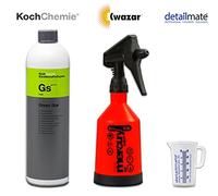 Koch Chemie Green Star Universalreiniger 1 Liter plus Kwazar Sprühflasche 360 Grad 0,5 Liter mit Viton Dichtung geeignet für Koch Chemie Green Star + detailmate Messbecher 50 ml