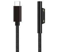 Kochenty Cable de carga trenzado de nailon para conectar a USB-C PD 15V para Pro 7/6/5/4/3, laptop 3/2/1, Go