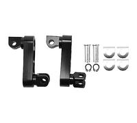 Kochenty Estriberas de Pasajero Ajustables de Motocicleta Clavijas de Carretera Soporte de Extensiones Soporte de Abrazadera de Clavija de Pie de Montaje Macho Soporte para B