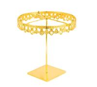 Kochenty Soporte para joyas de corona, collar y pendientes, expositor de exposición, almacenamiento de pendientes, soporte para joyas