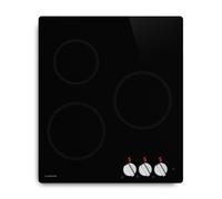 Kochheld 45cm Placa de Inducción 3 Fuegos Negro
