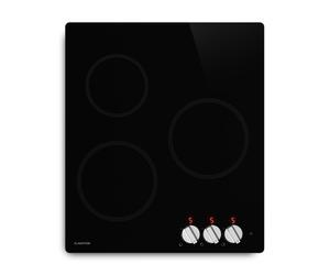 Kochheld 45cm Placa de Inducción 3 Fuegos Negro