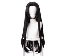 Kochou Kanae Cosplay Wig Anime Kimetsu No Yaiba Black Long Synthetic Hair Wigs