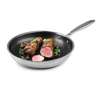 Kochwerk Rachs - Sartén con estructura de panal de abeja 28 | Sartén de acero inoxidable con revestimiento antiadherente y borde alto | apta para todo tipo de fuegos | Resistente a los arañazos y al