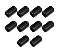 KOCKSHION 10 Fundas de Goma para Puntas de Taco de Billar Profesionales, 10 Mm, Color Negro, Accesorio para Protección y Prolongar Vida Útil, Adecuado para Mesa de Billar y Juego de Pool
