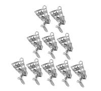 KOCKSHION 10 Piezas Colgante de Joyería Reina Egipcia Metal Encanto Colgante para Llaveros Collares y Pulseras Diy Accesorios para Manualidades Vintage