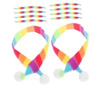 KOCKSHION 10 Unidades Collar De Gato Bufanda Navidad Decoraciones Decoración Navideña Tapa De Botella De Vino