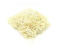 KOCKSHION 100g Papel Triturado Arrugado Para Embalaje y Relleno De Cestas Color Leche Material Decorativo Para Cumpleaños Bodas y Ocasiones Especiales