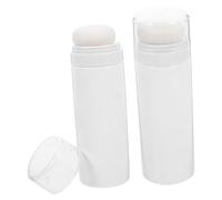 KOCKSHION 2 Piezas botella de polvo de talco para bebés dispensador de para bebe calienta biberones portatil Botella de polvos para bebé con puff para la nueva mamá algodón