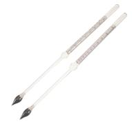 KOCKSHION 2 Piezas Hidrómetro Escala 0-70 Baume Estructura Flotante para Líquidos de Vidrio Resistencia la Corrosión Fácil de Leer e Industrias Adecuado para Laboratorios