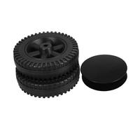KOCKSHION 2 Piezas Ruedas de Bbq de Ruedas para Parrillas Carros de Jardín y Resistencia al Calor Desgaste Compatible con Diversos Equipos