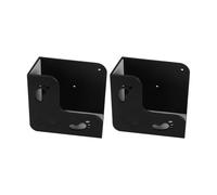 KOCKSHION 2 Piezas Soporte para Báscula de Baño Soporte Adhesivo de Plástico Negro Montaje en Pared para Báscula Digital para Apartamentos y Dormitorio